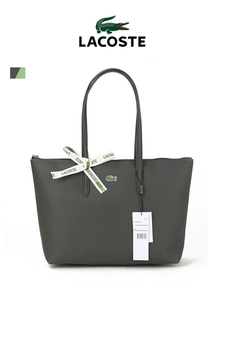 شنطة - Lacoste Horizontal / الترند - رمادي غامق